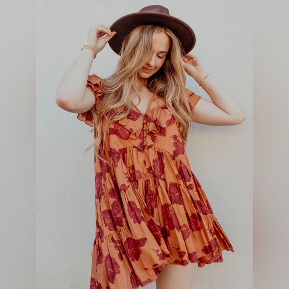 Free People Tops - ✨NWT~Free People Floral 🍂 Tunic✨